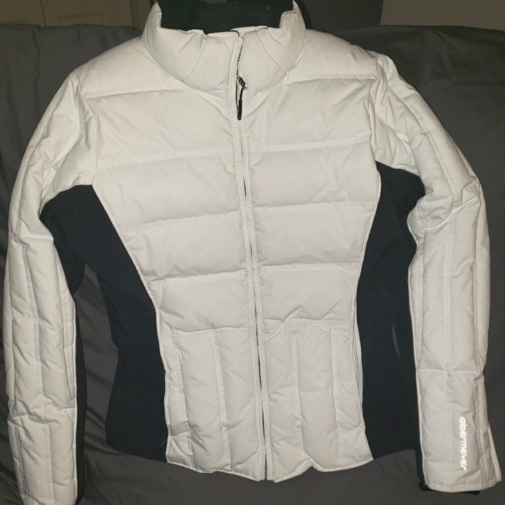 Obermeyer White Down Coat Size 8